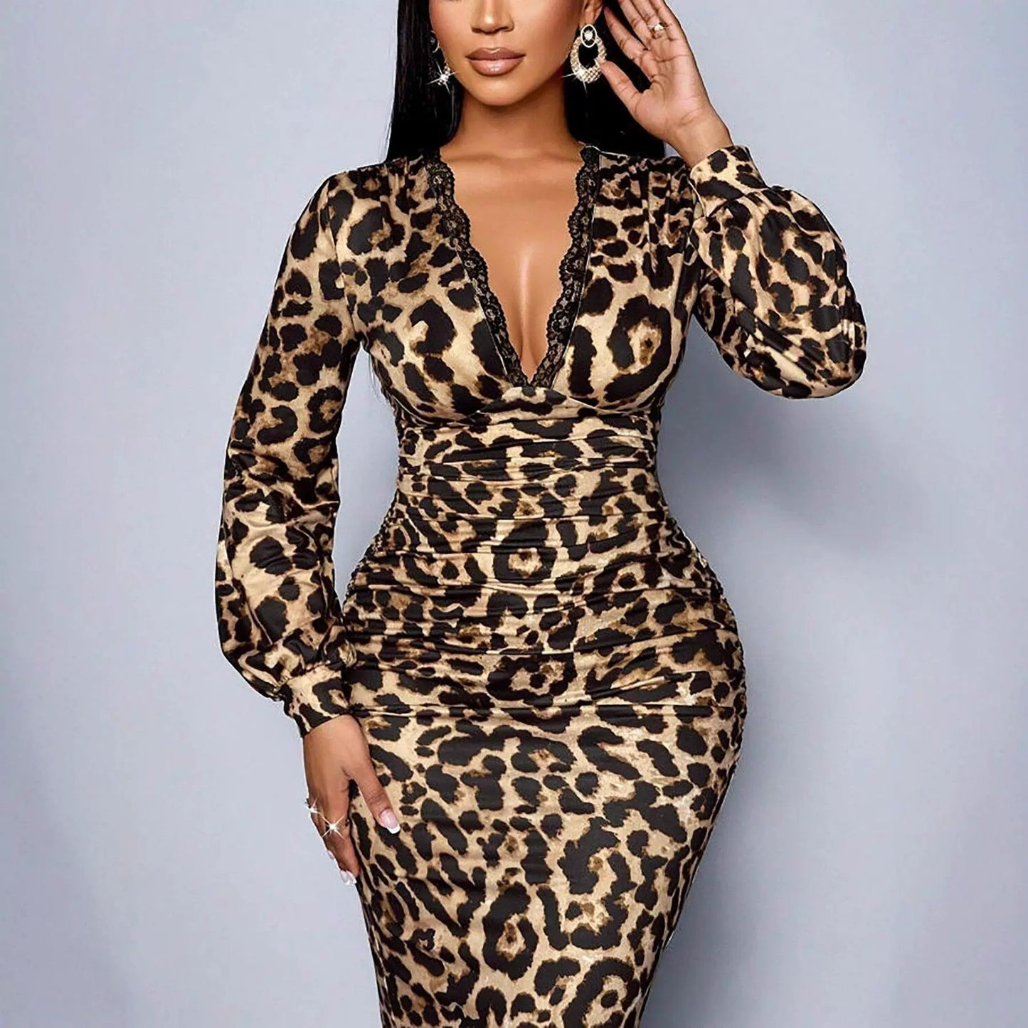 Leopard Bodycon Dress