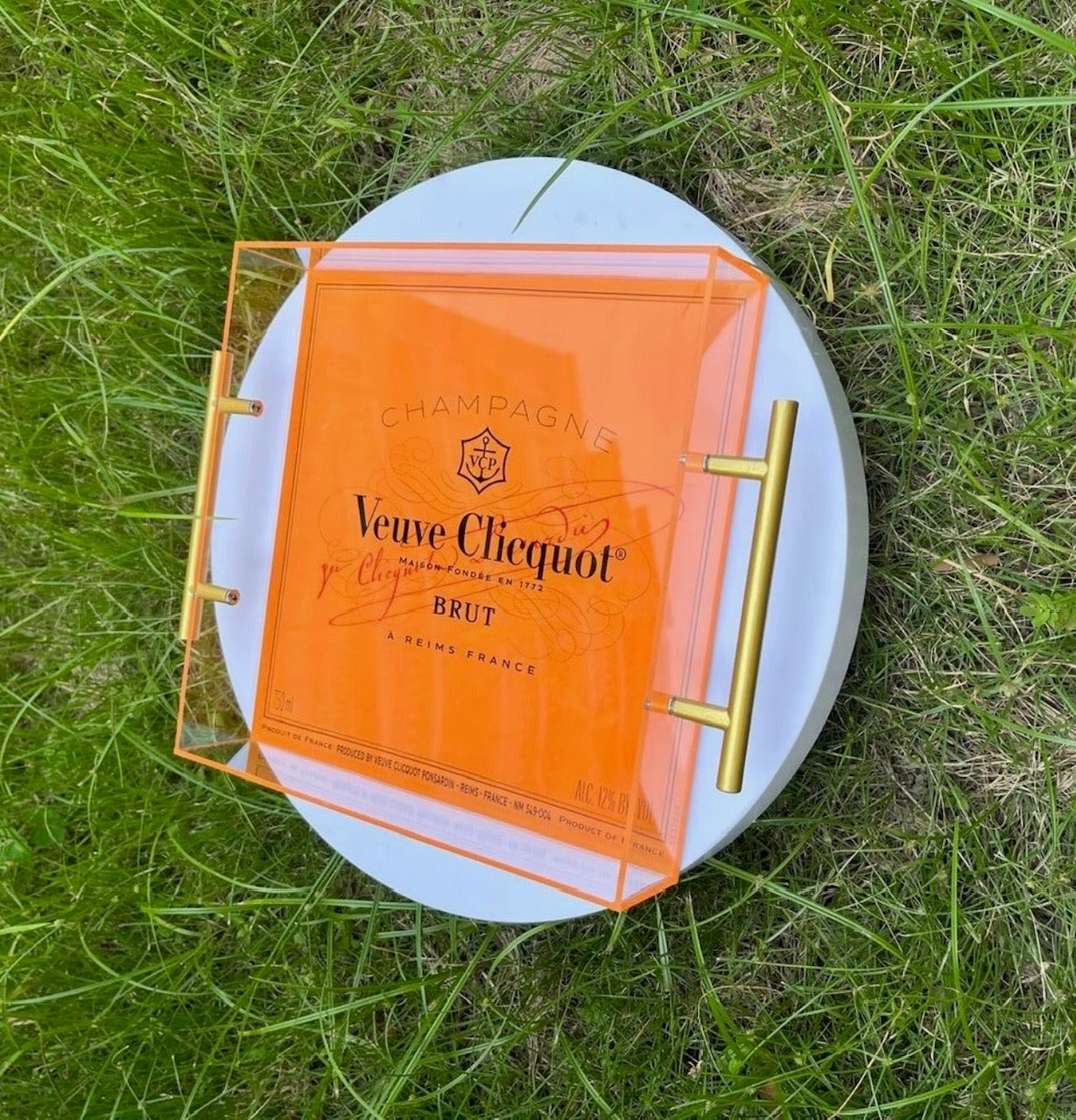 Veuve Clicquot Acrylic Drinks Tray