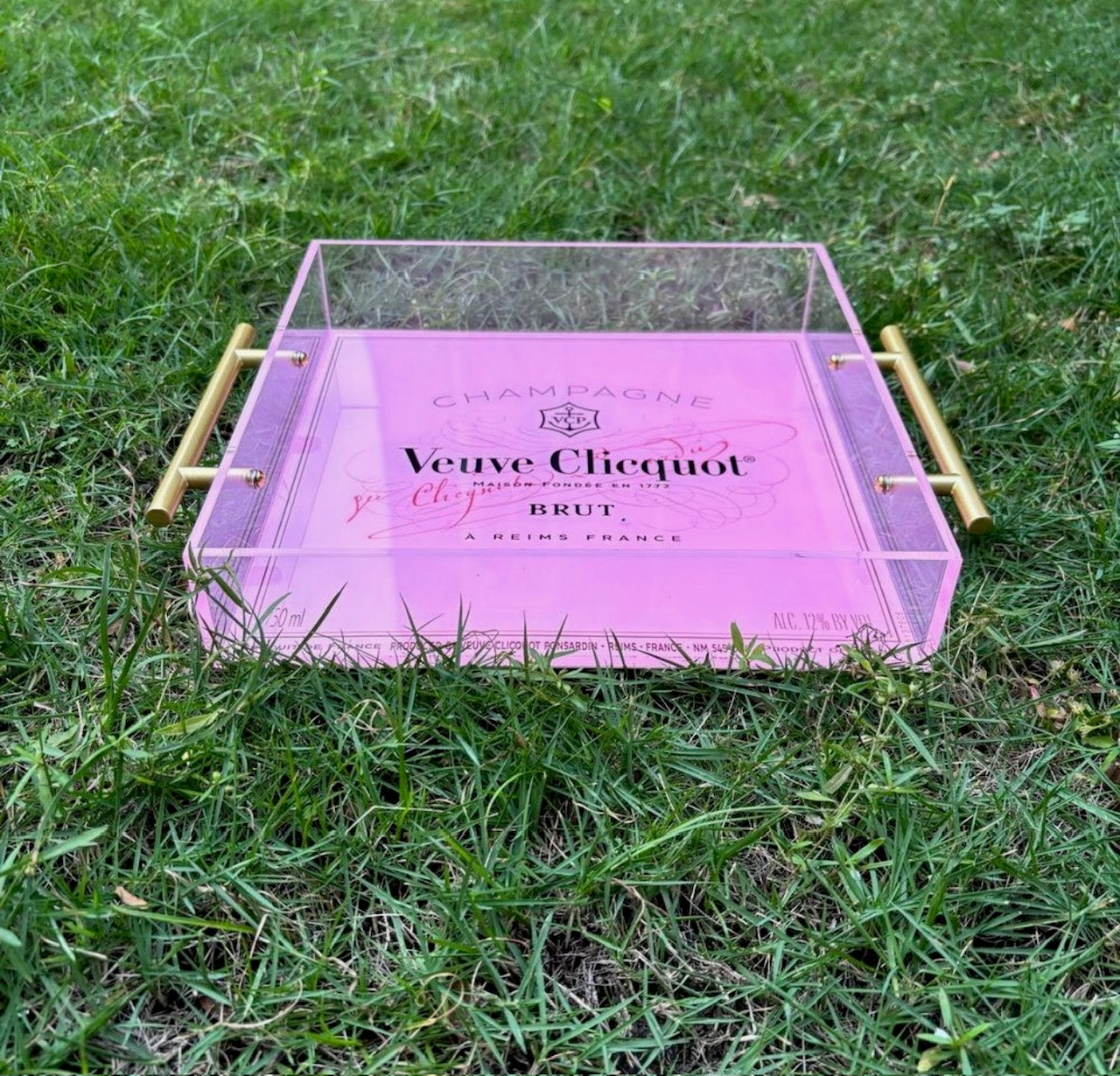 Veuve Clicquot Acrylic Drinks Tray