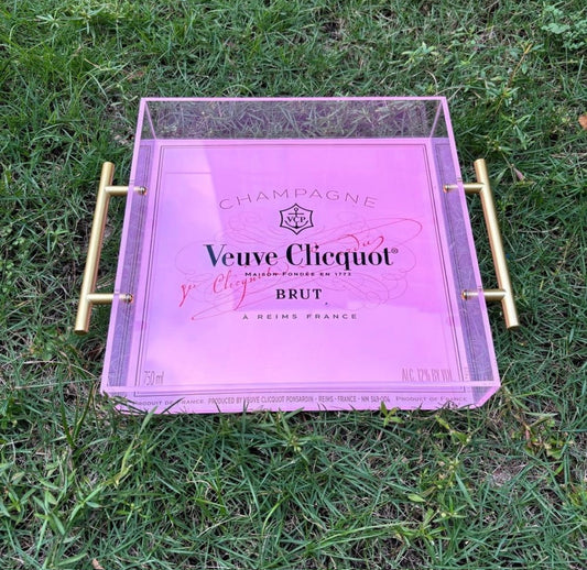 Veuve Clicquot Acrylic Drinks Tray