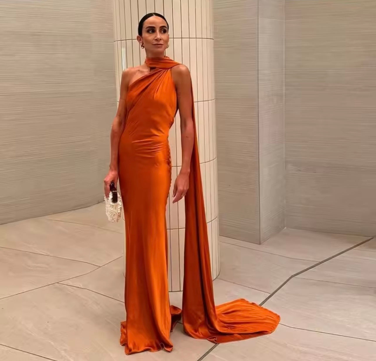 Backless Halter Evening Dress