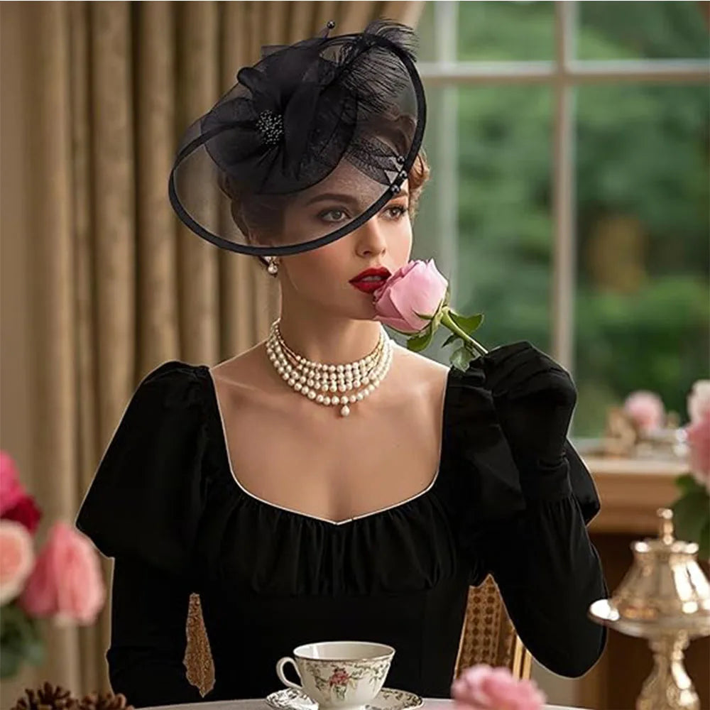 Fascinator Hat Race days, Wedding, Garden party