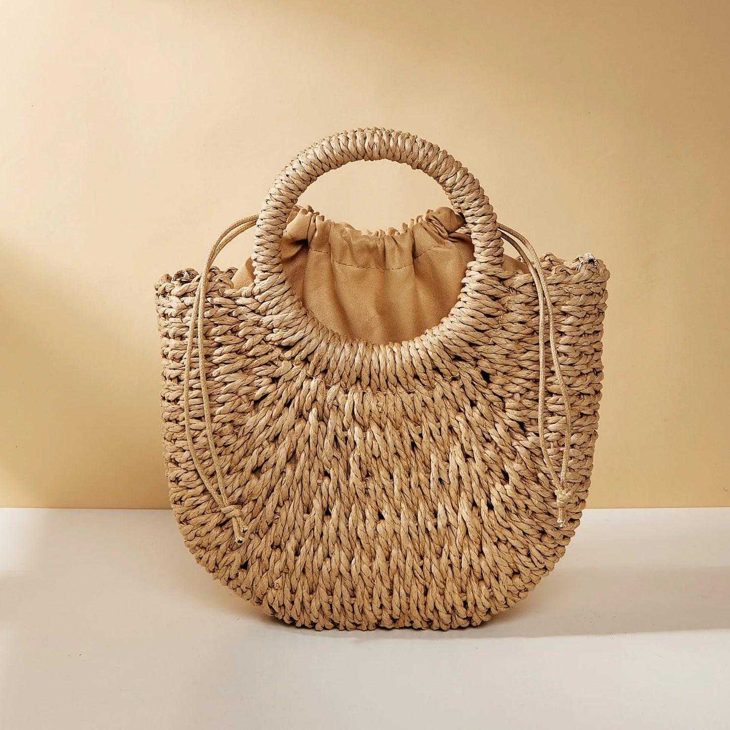 Handwoven Straw Rattan Large Capacity Beach & Crossbody Bag