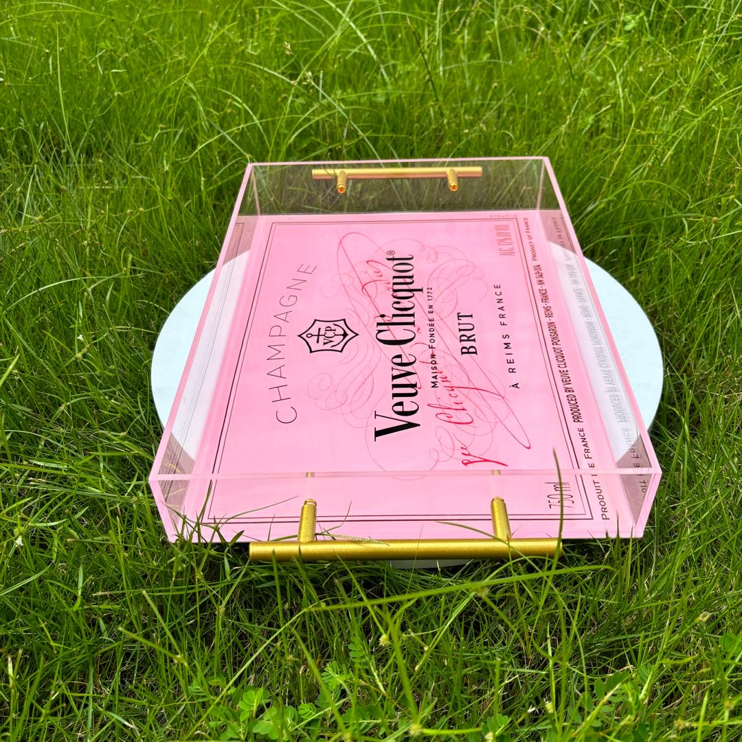 Veuve Clicquot Acrylic Drinks Tray