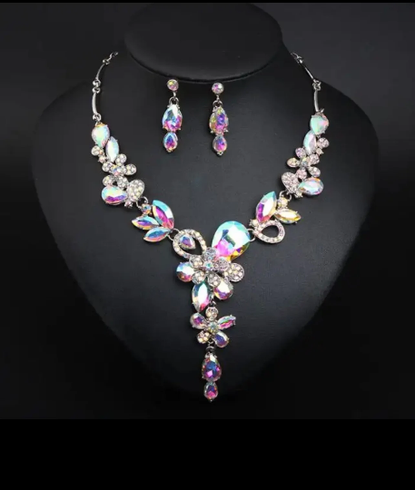 Luxury Necklace Earring Set