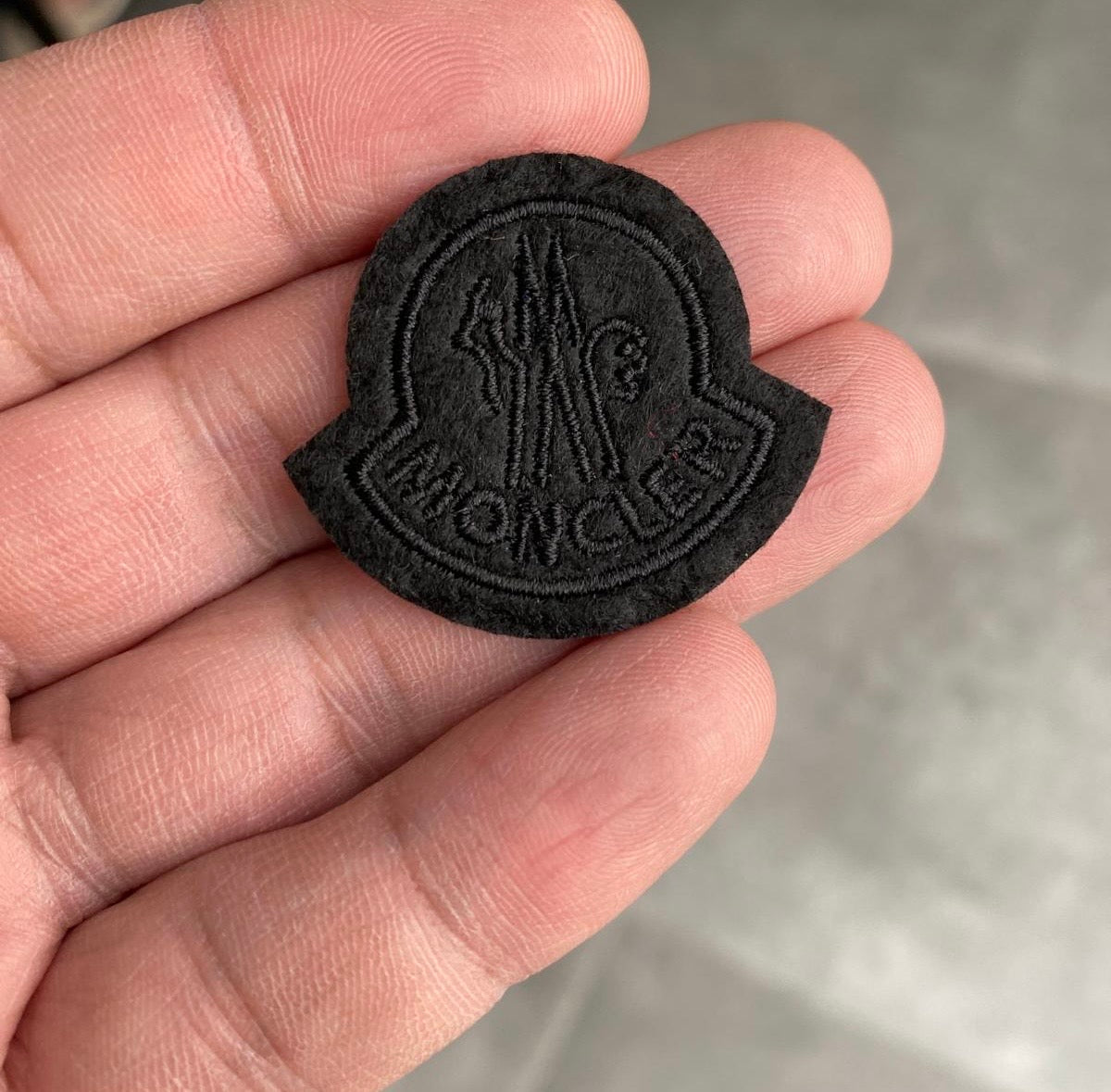 Moncler Sew on Badges / Patches Black