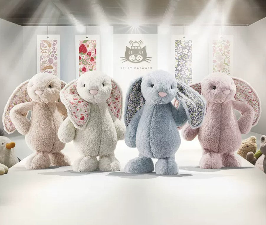 Jellycat Authentic Floral Bunny Rabbit Plush Toy