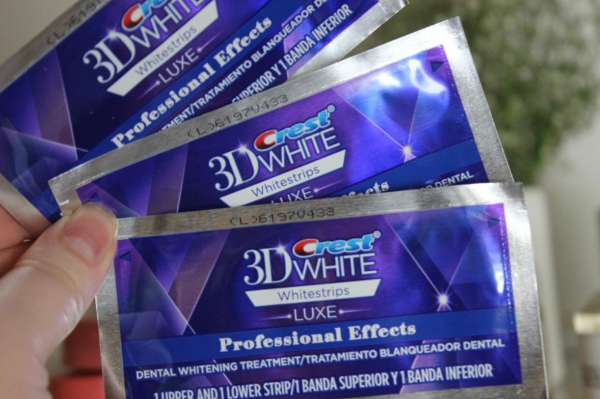 Crest whitening strips