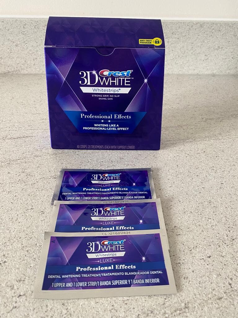 crest whitening strips