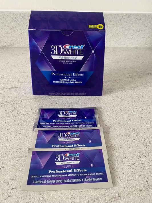 Crest 3D Professional Whitening Strip 3 Pack