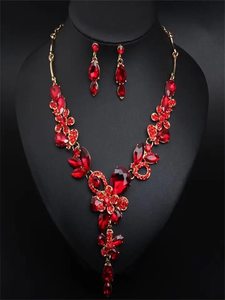 Luxury Necklace Earring Set