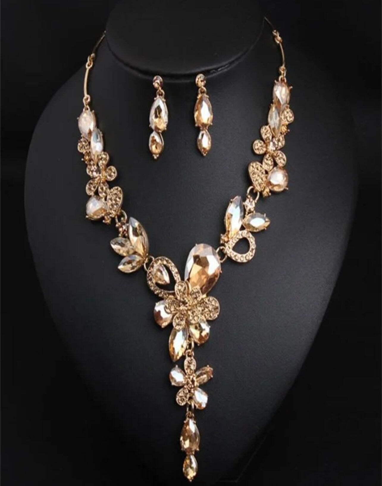 Luxury Necklace Earring Set