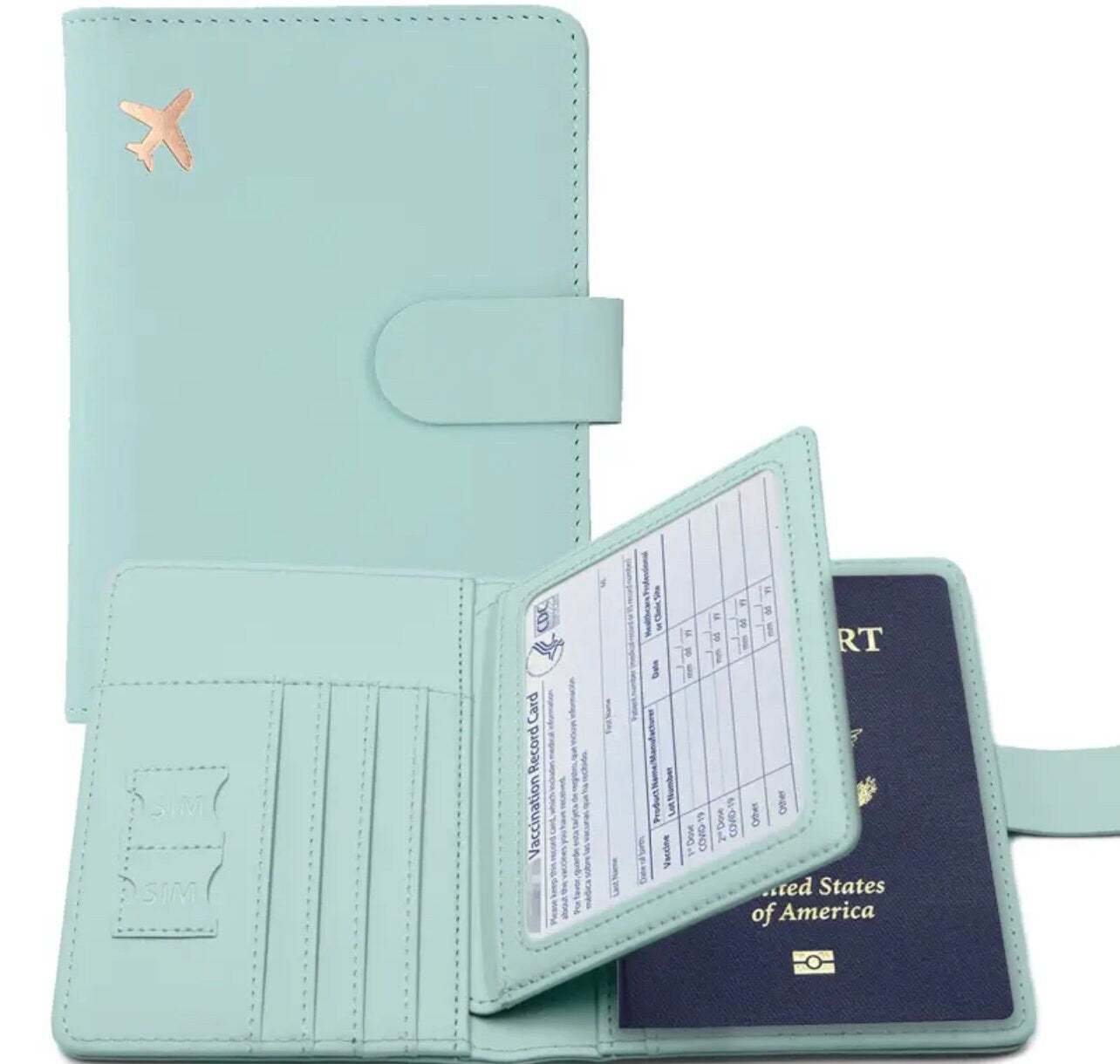 Passport Holder | Vegan Leather Passport Holder | Passport holder with Credit Card Holder | Travel Document Holder | RFID Blocking|8 Colours