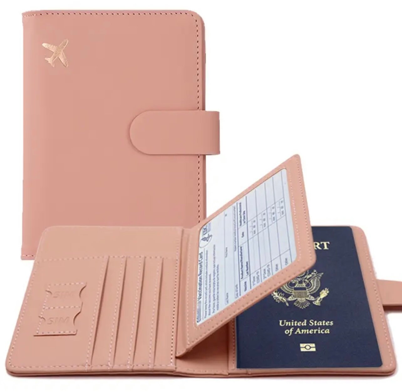Passport Holder | Vegan Leather Passport Holder | Passport holder with Credit Card Holder | Travel Document Holder | RFID Blocking|8 Colours