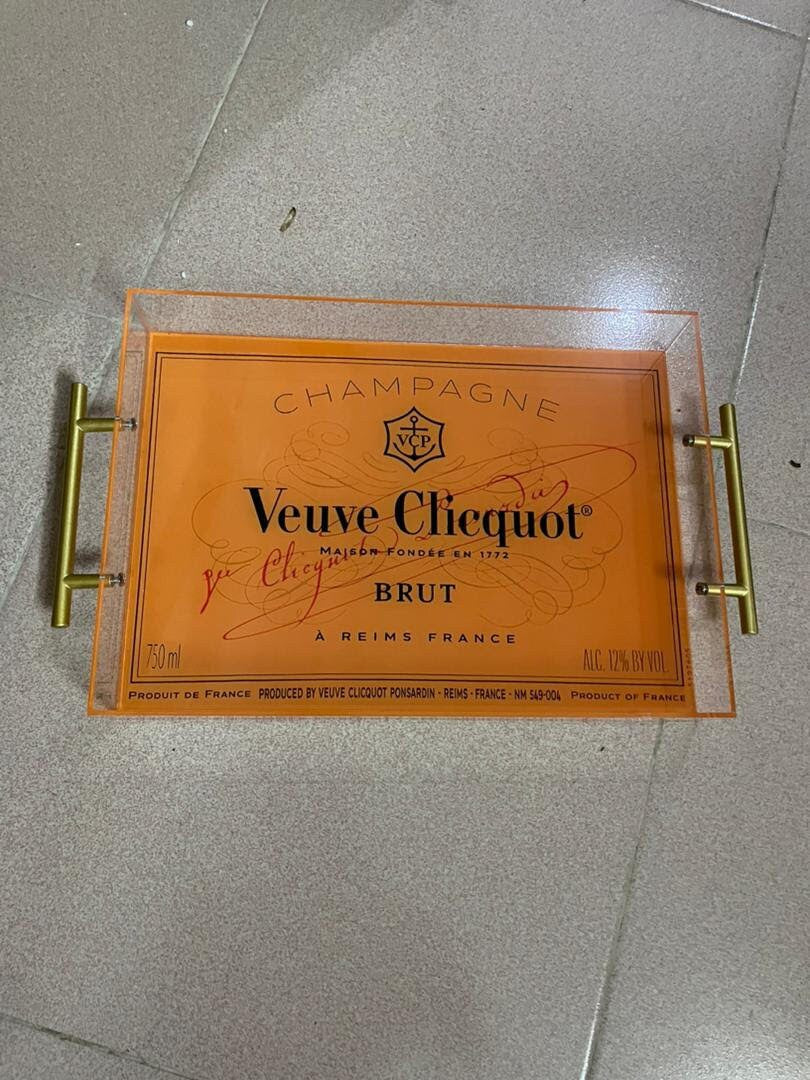 Veuve Clicquot Acrylic Drinks Tray