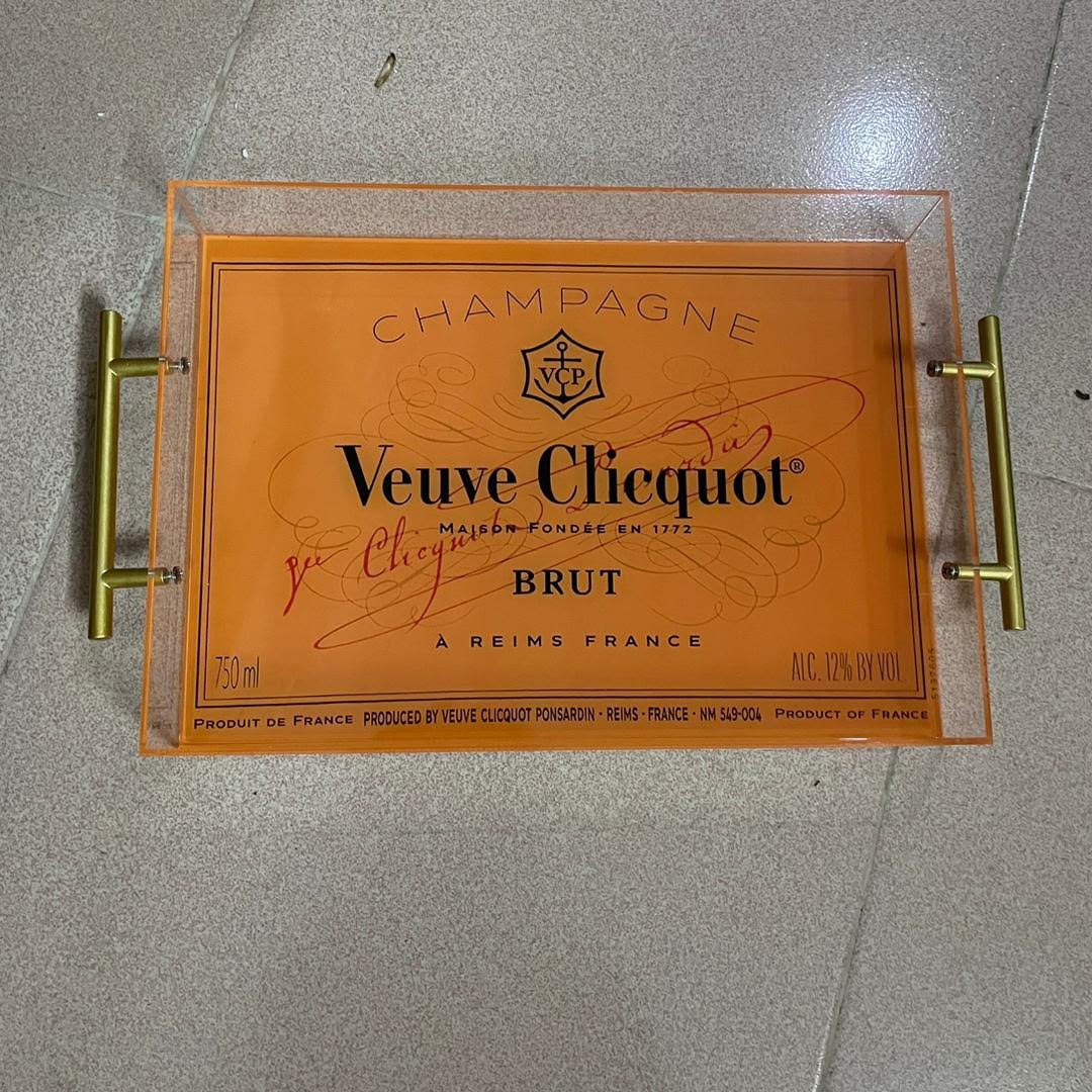 Veuve Clicquot Acrylic Drinks Tray