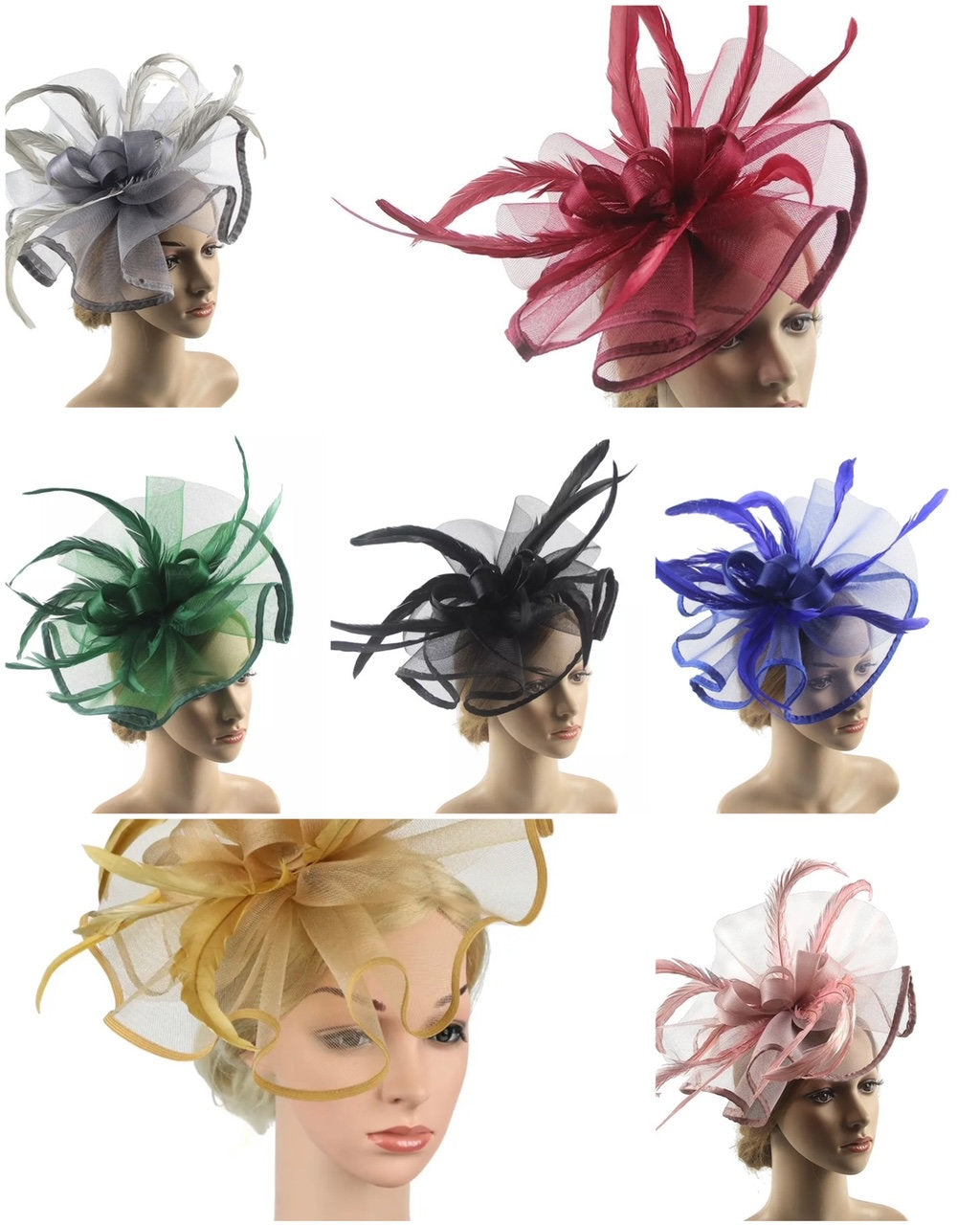 Wedding Feather Fascinators