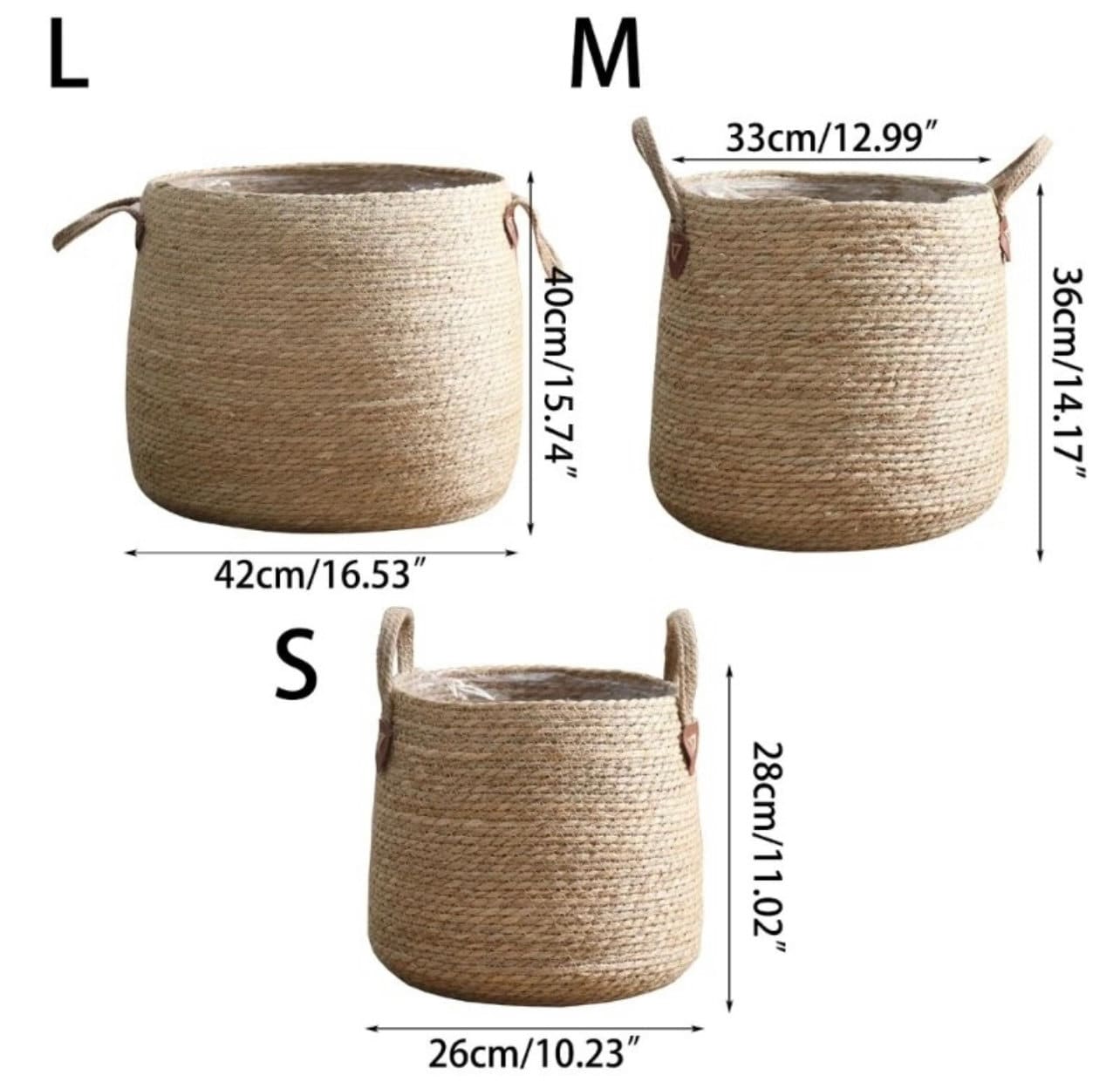 Woven Storage Baskets | Home Decor | Plant Baskets | Handled Basket | Popular | Free Shipping