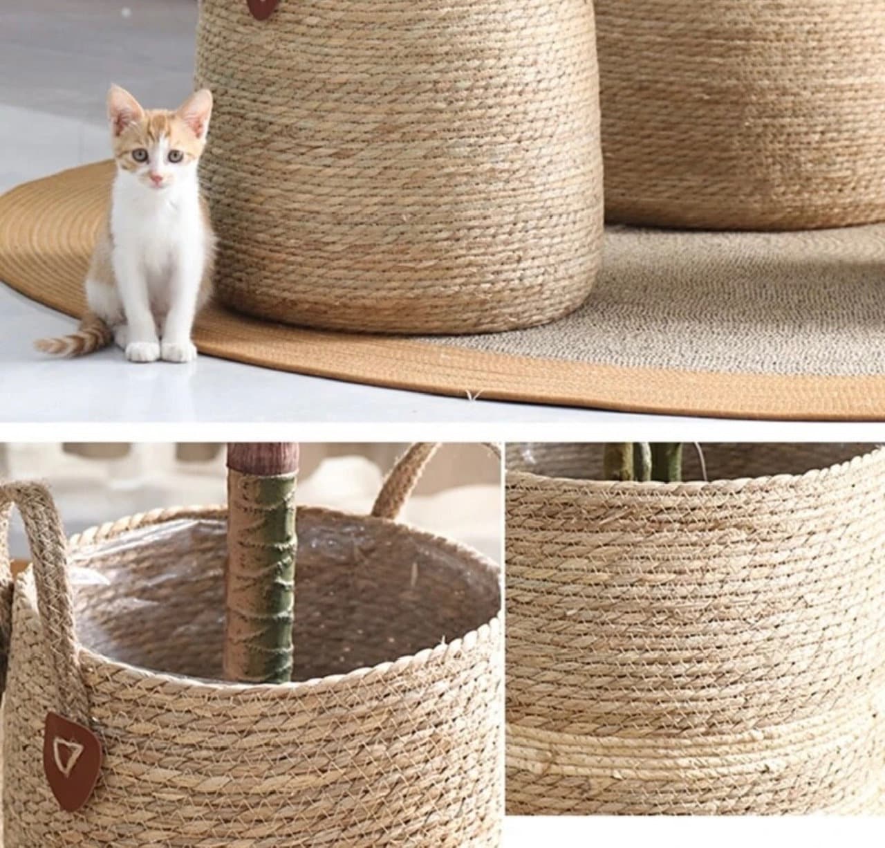 Woven Storage Baskets | Home Decor | Plant Baskets | Handled Basket | Popular | Free Shipping